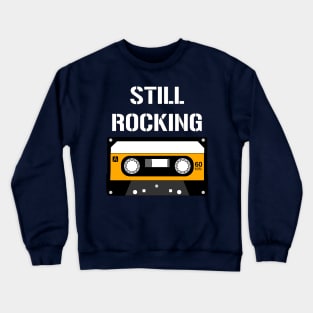 Classic Rock Cassette Tape Funny 80's Vintage Musical Crewneck Sweatshirt